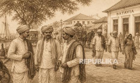 Little India Jakarta dan Jejak Migrasi Sejak Tarumanegara Ilustrasi little india jakarta untuk artikel Little India Jakarta: Jejak Migrasi Sejak Tarumanegara